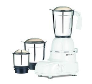 Bajaj 500 Watt GX-1 Mixer Grinder with 3 Jars- white