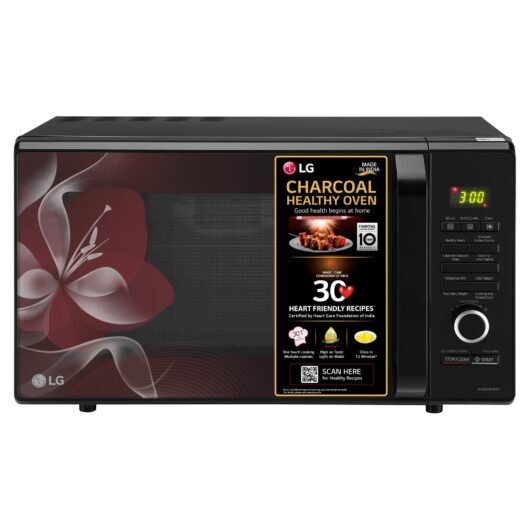 LG 28 L Charcoal Convection Healthy Microwave Compact Oven