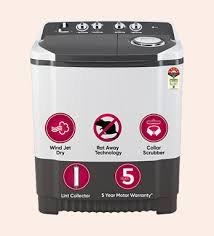 LG 7 Kg 5 Star Wind Jet Dry Semi-Automatic