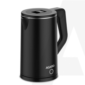 AGARO Elegant Electric Kettle, 1.8L, Double Layered Stainless Steel