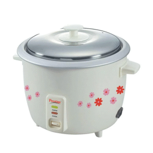 Prestige PRWO 1.8-2 Electric Rice Cooker| 2 Aluminium Cooking Pans