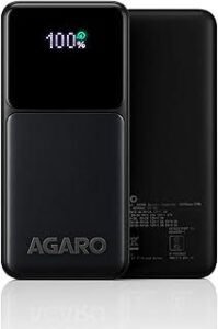 AGARO Regency Power Bank 10000 mAh, 22.5W Power Delivery for Smartphones